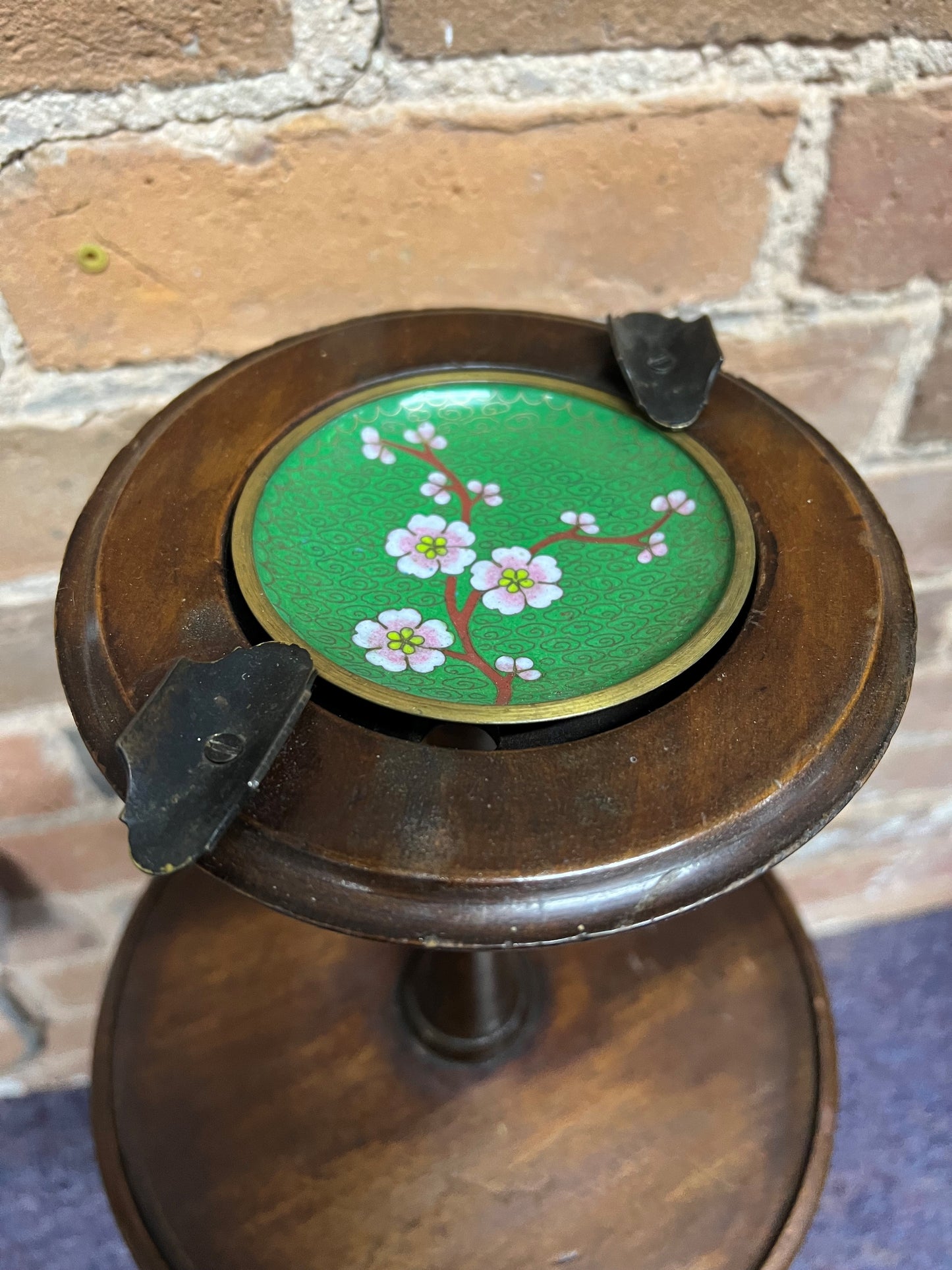 Pedestal Ashtray and Drinks Stand