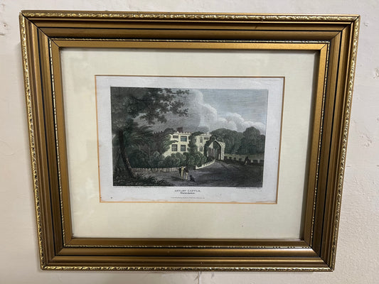 Engraving by C Pye of Astley Castle, Warwickshire