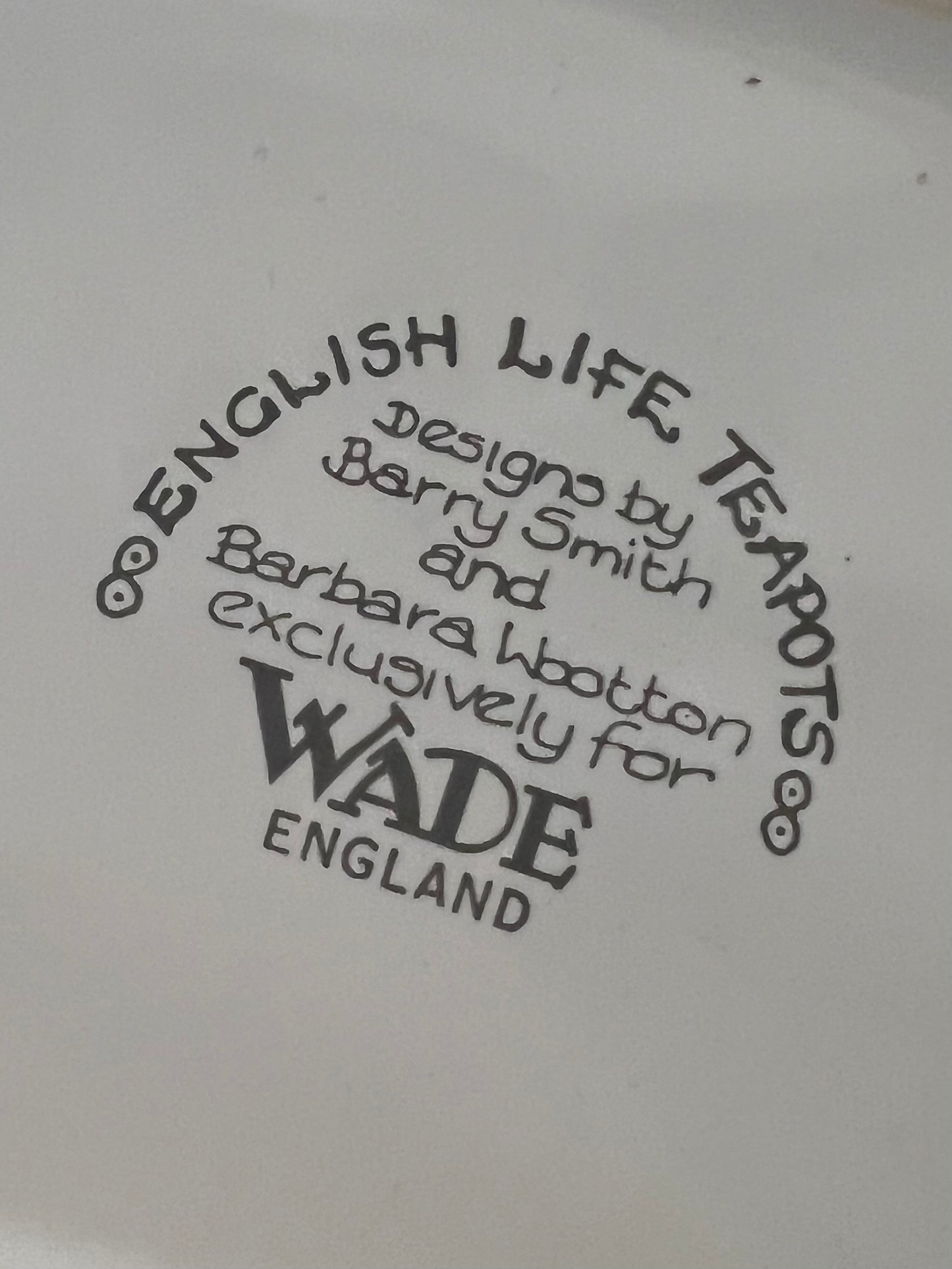 Vintage Collectible Wade "English Life Teapot" Antique Shop