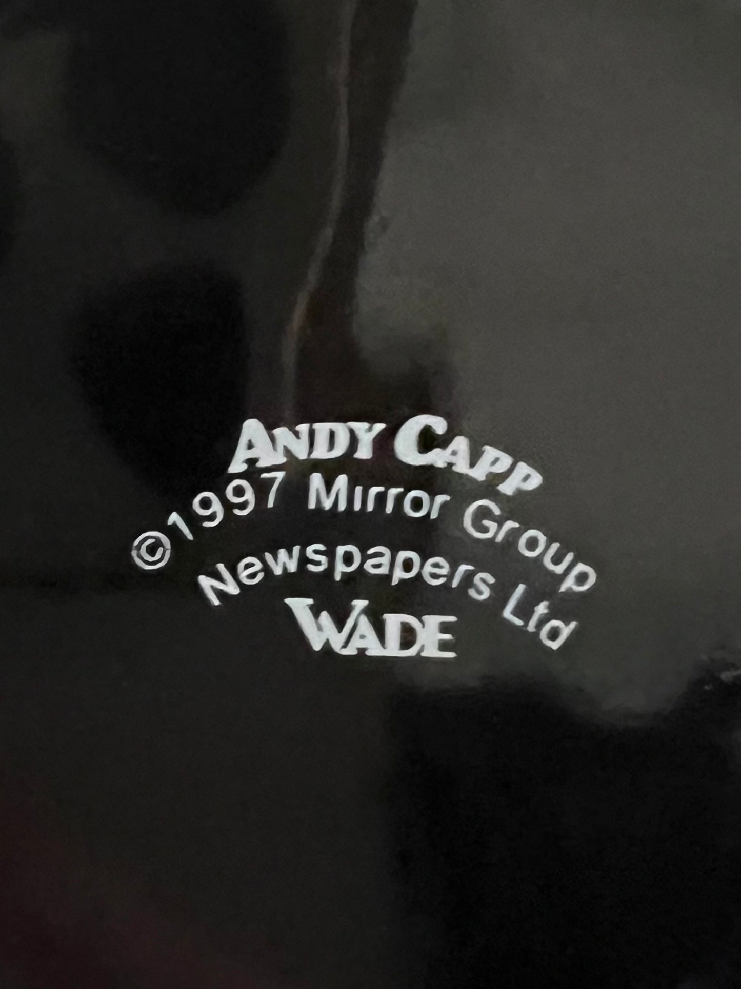 Collectible Wade 40th Anniversary Daily Mirror Andy Capp Teapot