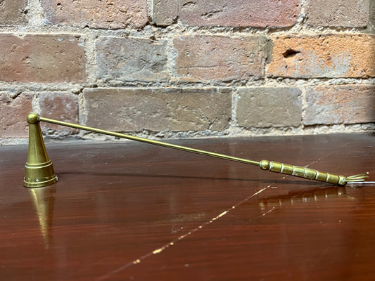 Vintage Brass Candle Snuffer with Handle