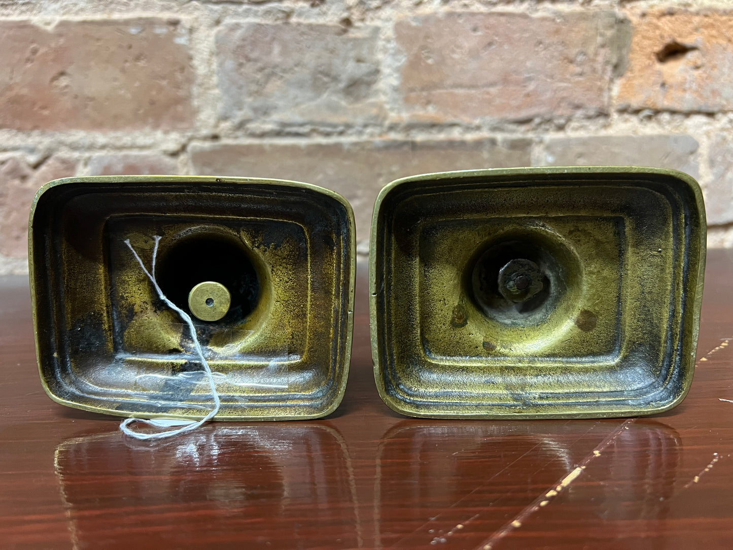 Pair of Vintage Brass Candle Stick Holders