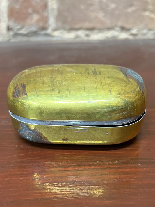 Vintage Brass Vesta Case Tobacco