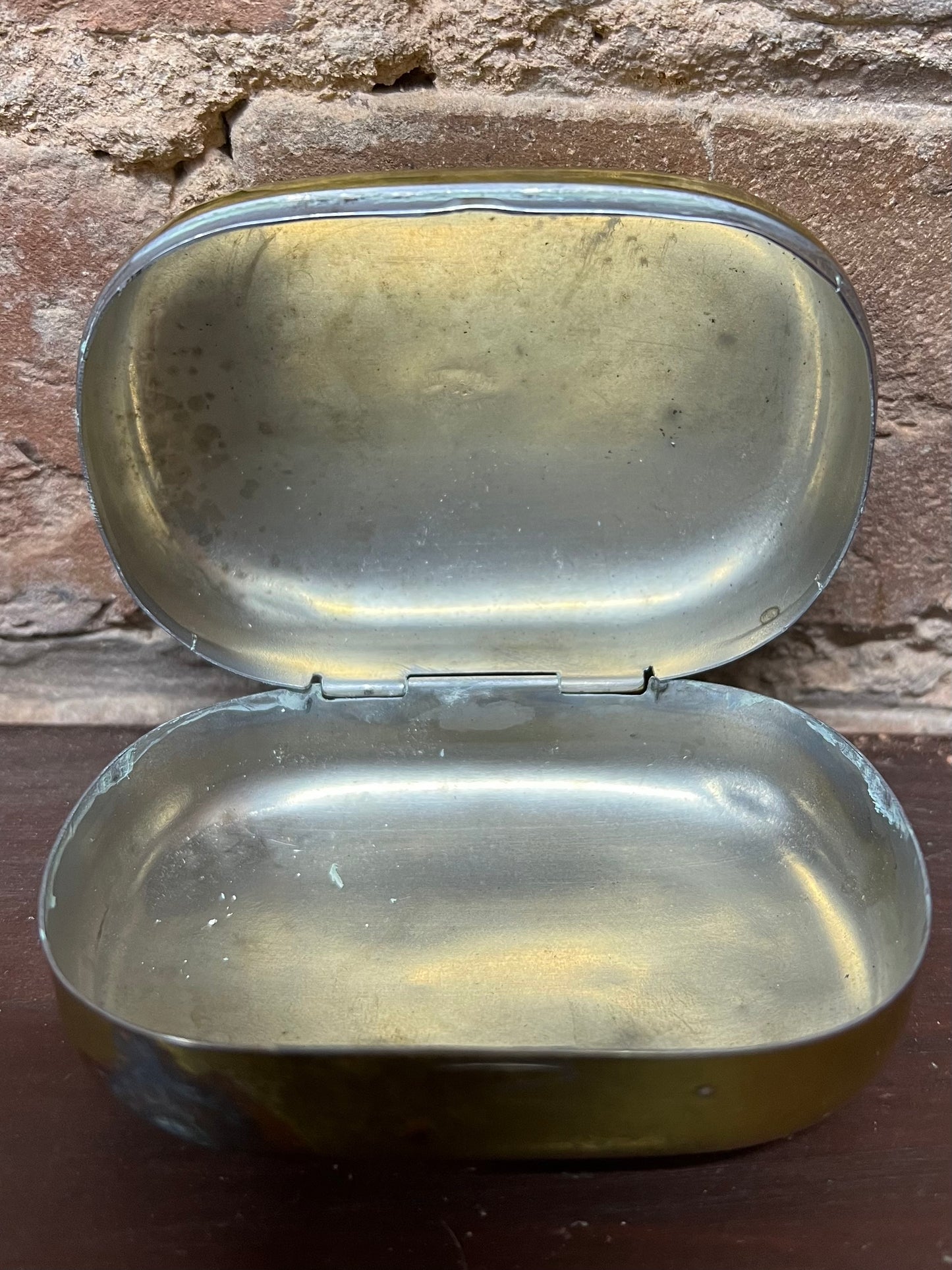 Vintage Brass Vesta Case Tobacco