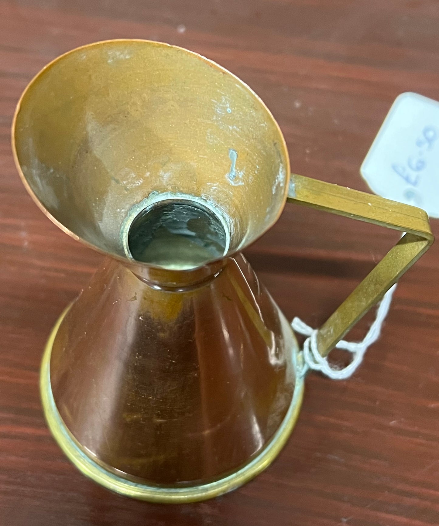 Small Vintage Copper Jug with Handle