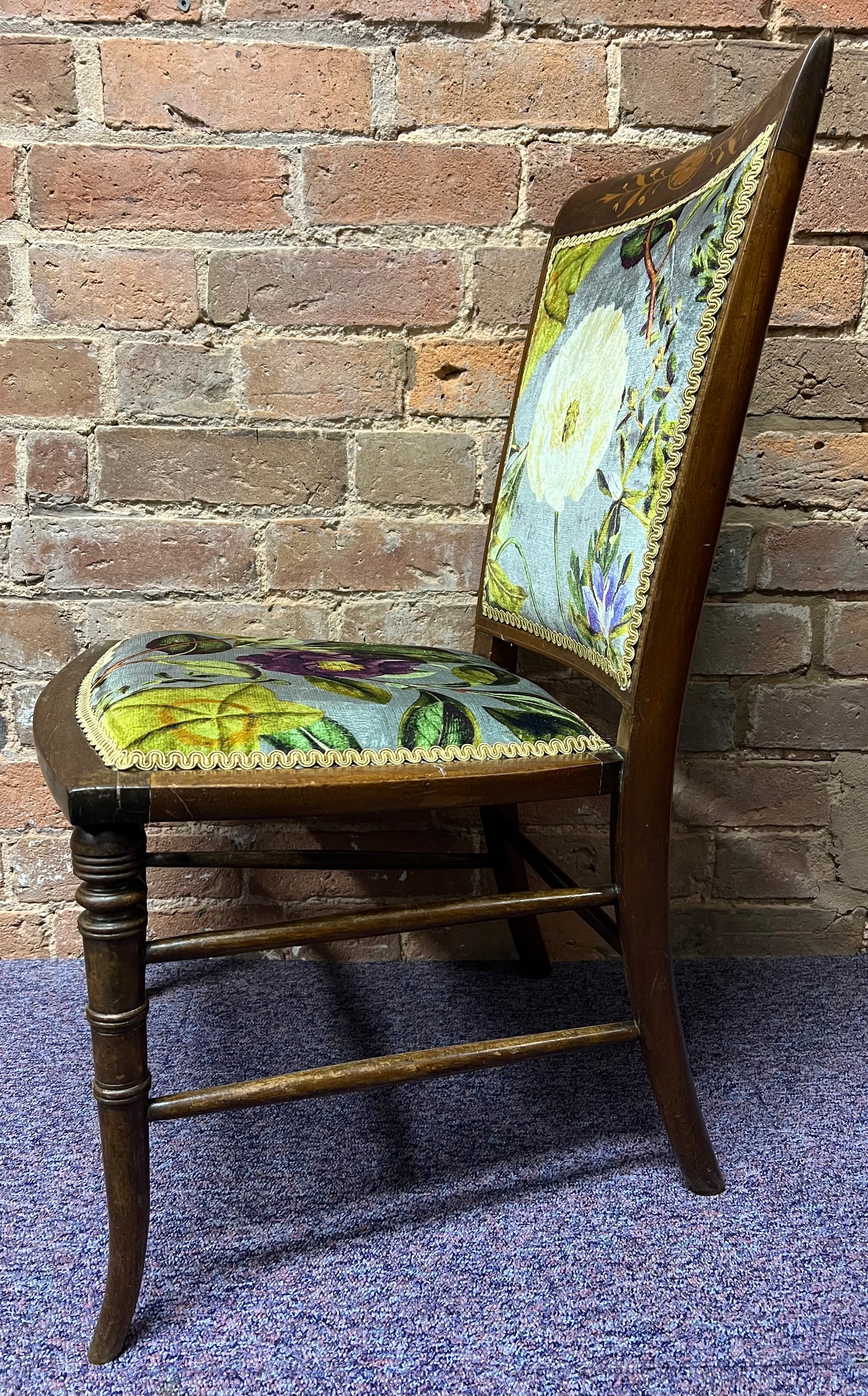Antique Ralph Johnson Warrington Small Side Chair