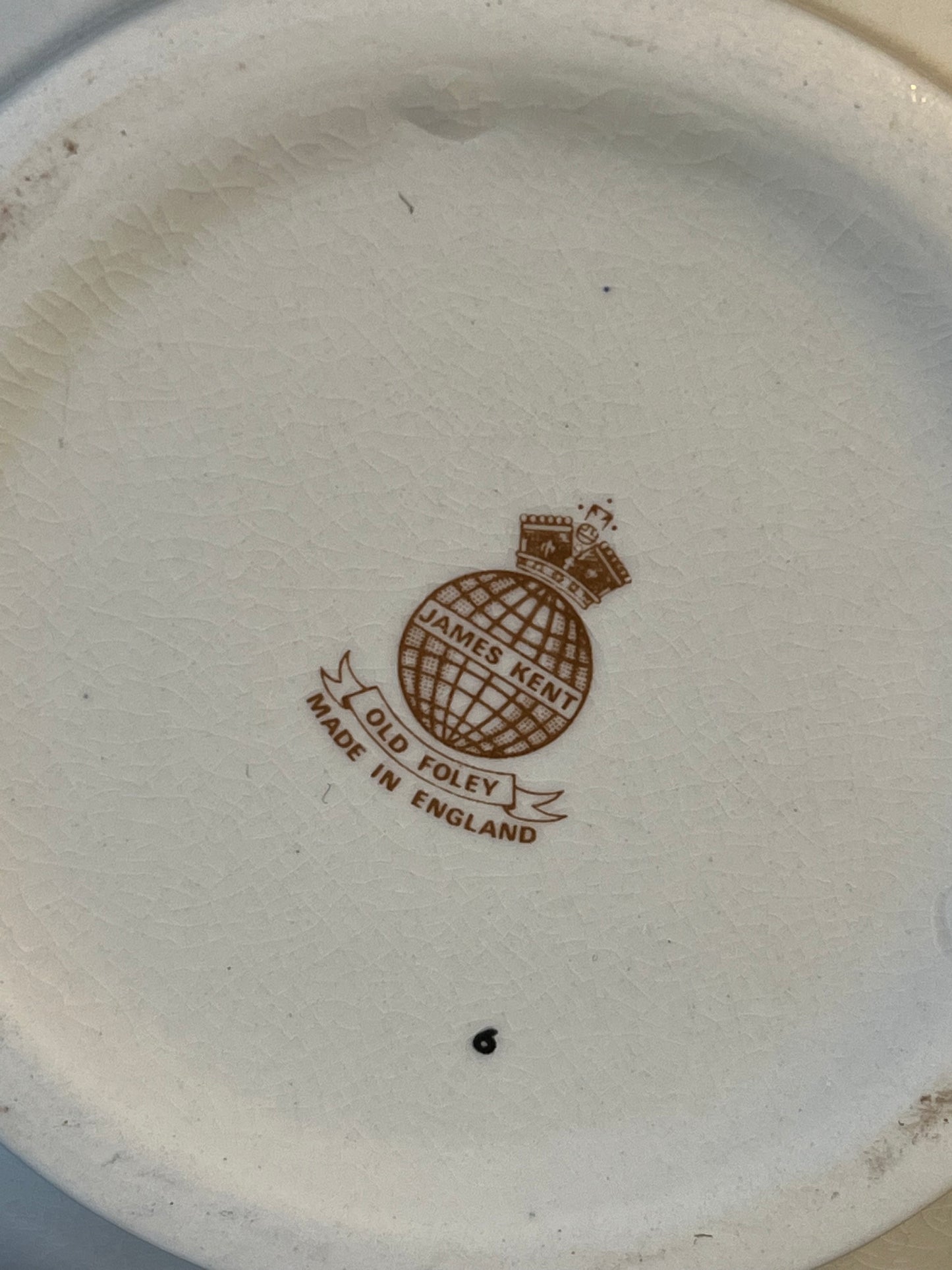 Vintage James Kent Old Foley White & Floral Jug