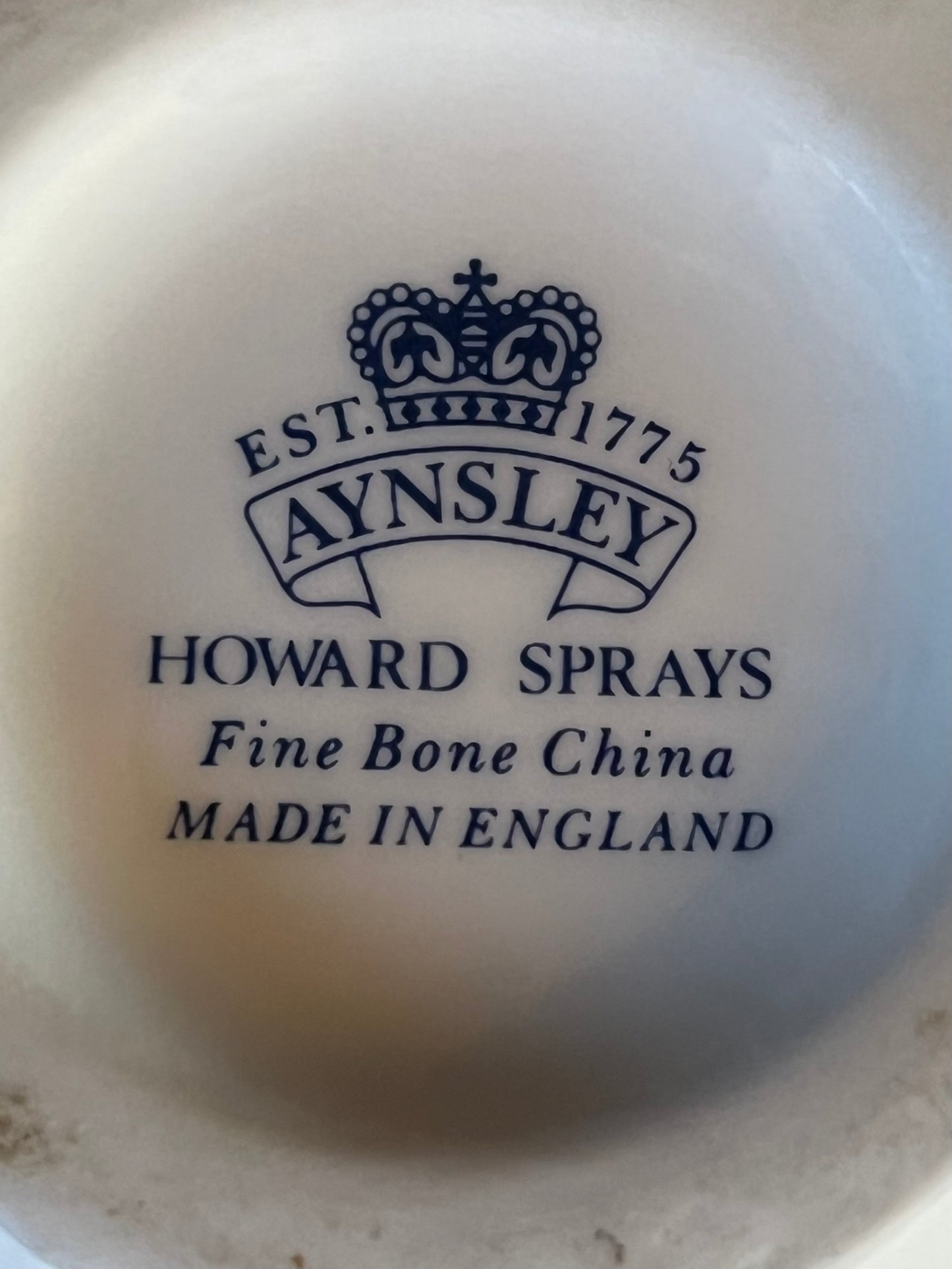 Vintage Aynsley Howard Sprays Fine Bone China Bud Vase, Floral, Flowers