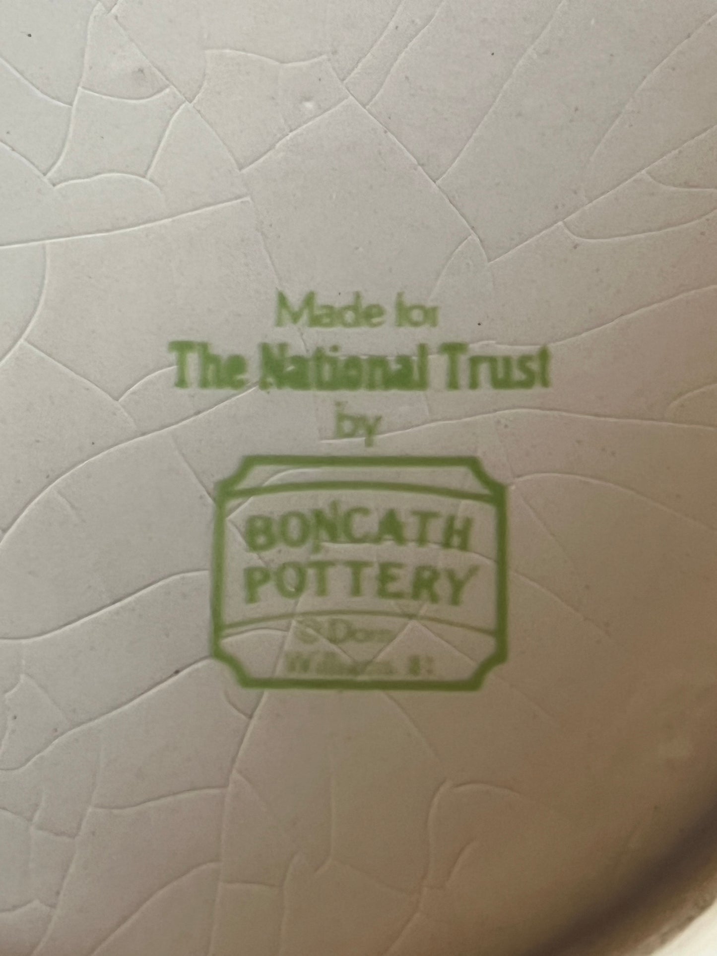 Vintage National Trust Trinket Pot with Lid