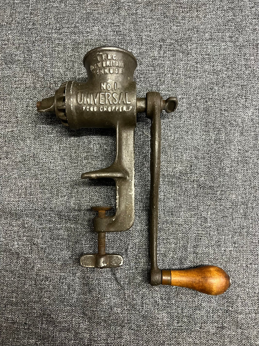 Antique Universal Food Chopper No. 1 L.F. & C New Britain Conn. USA Meat Grinder