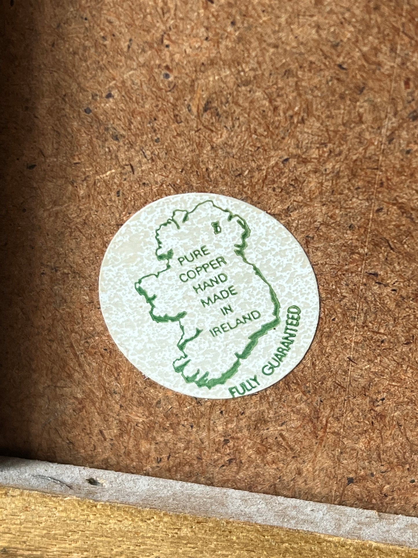 Pure Copper Wall Art Plaque Horse & Cart Farm Farmyard 3D Hand Made in Ireland