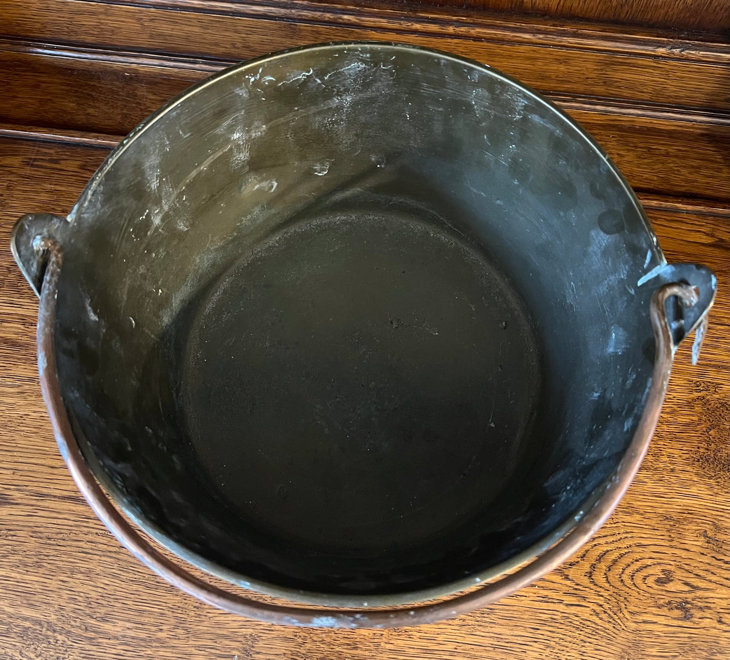 Vintage Brass Jam Pot with Handle