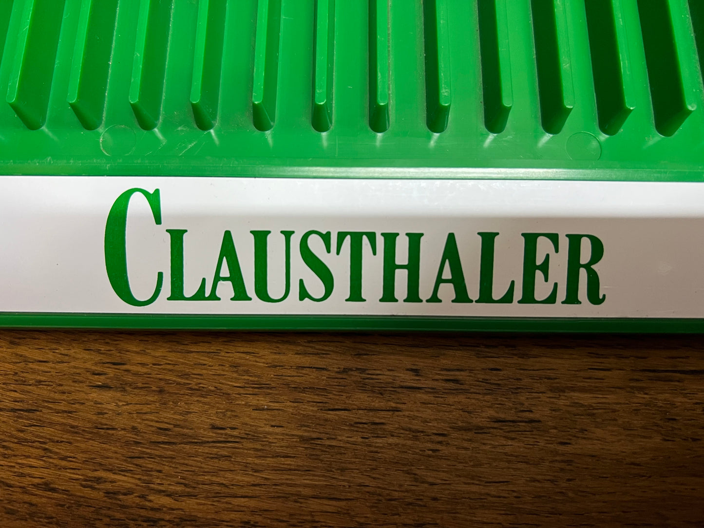 Vintage Clausthaler Lager Bar Drip Tray
