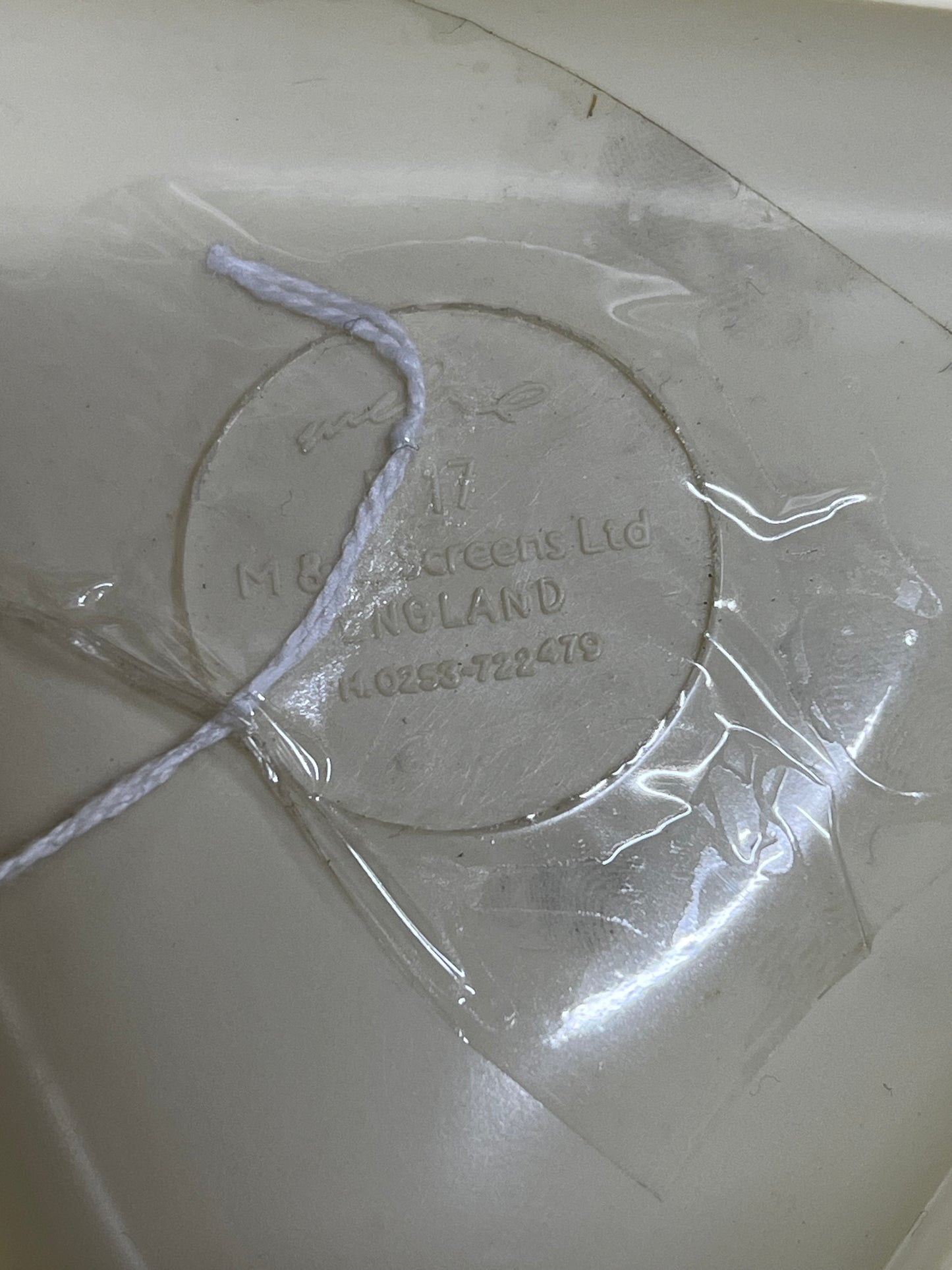 Vintage Usher's Best Bitter Plastic Ashtray