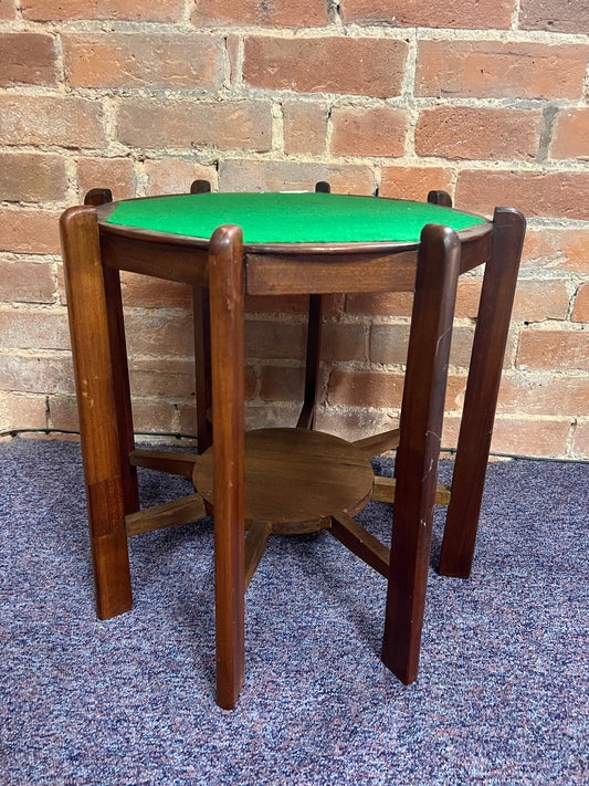 Retro Small Plant Stand / Card Table