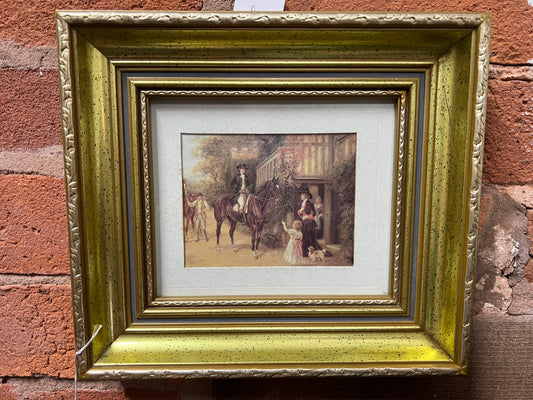 Heywood Hardy In Front of the Ride - Framed Print (1861 - 1903)