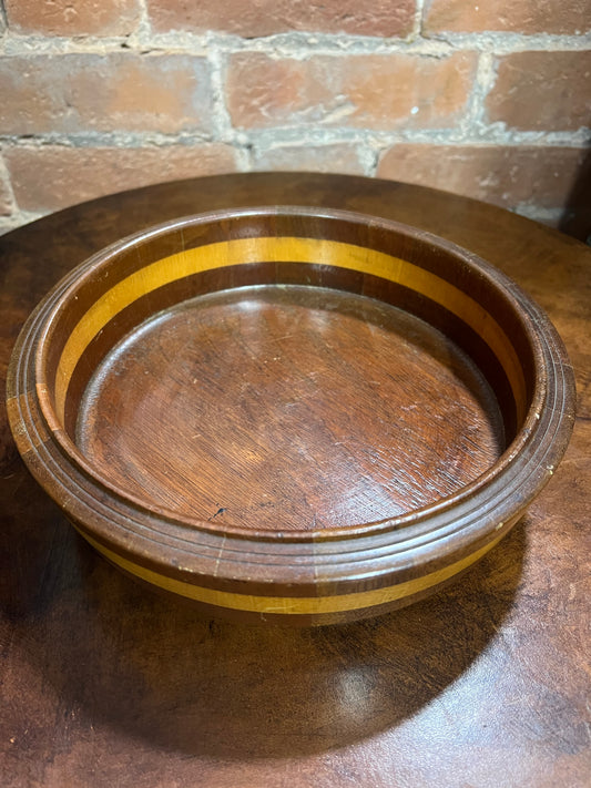 Two Tone Wooden Fruit Bowl