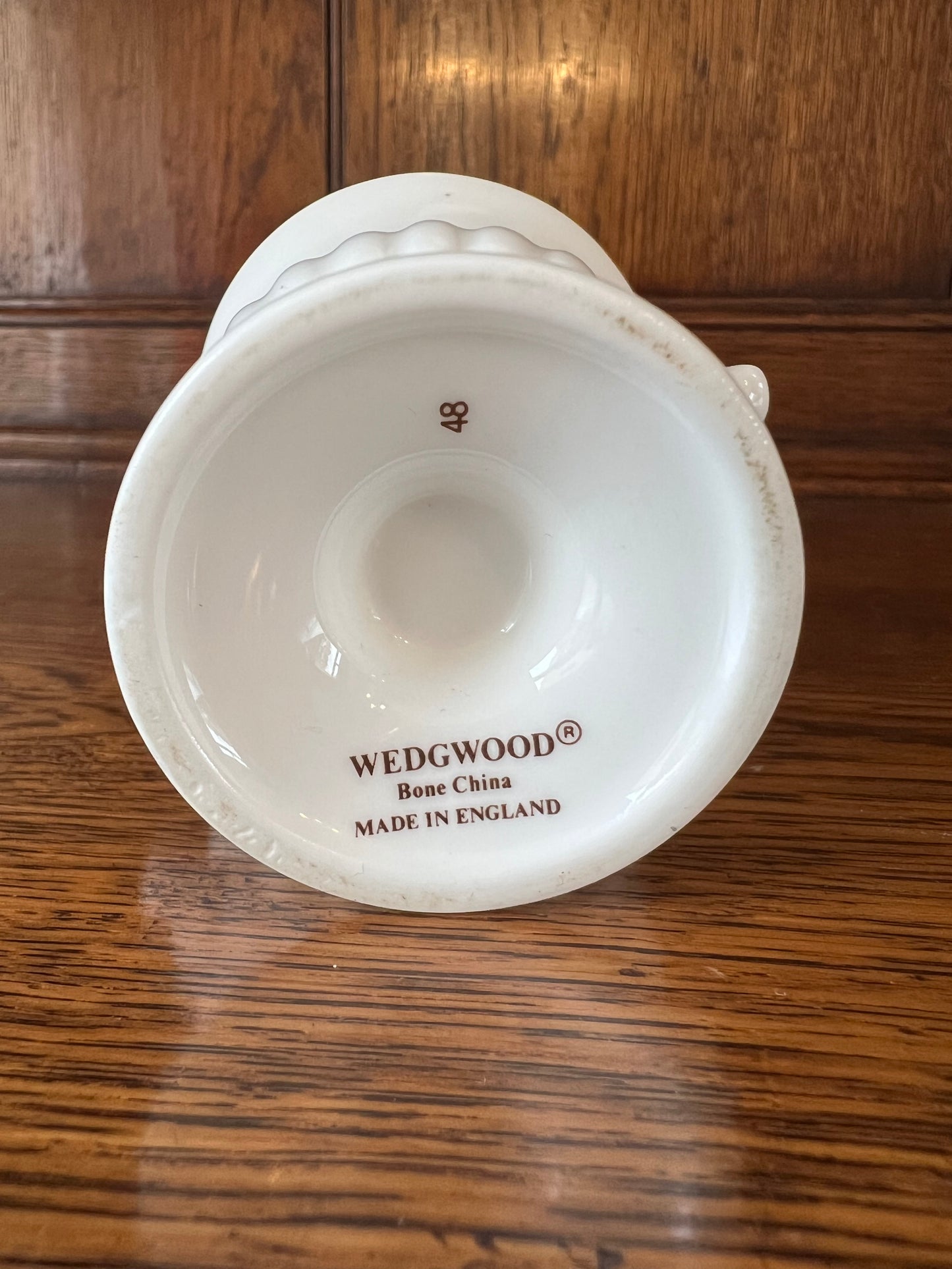 Wedgwood Small Blue Clementine Floral Vase / Urn. Great Condition.