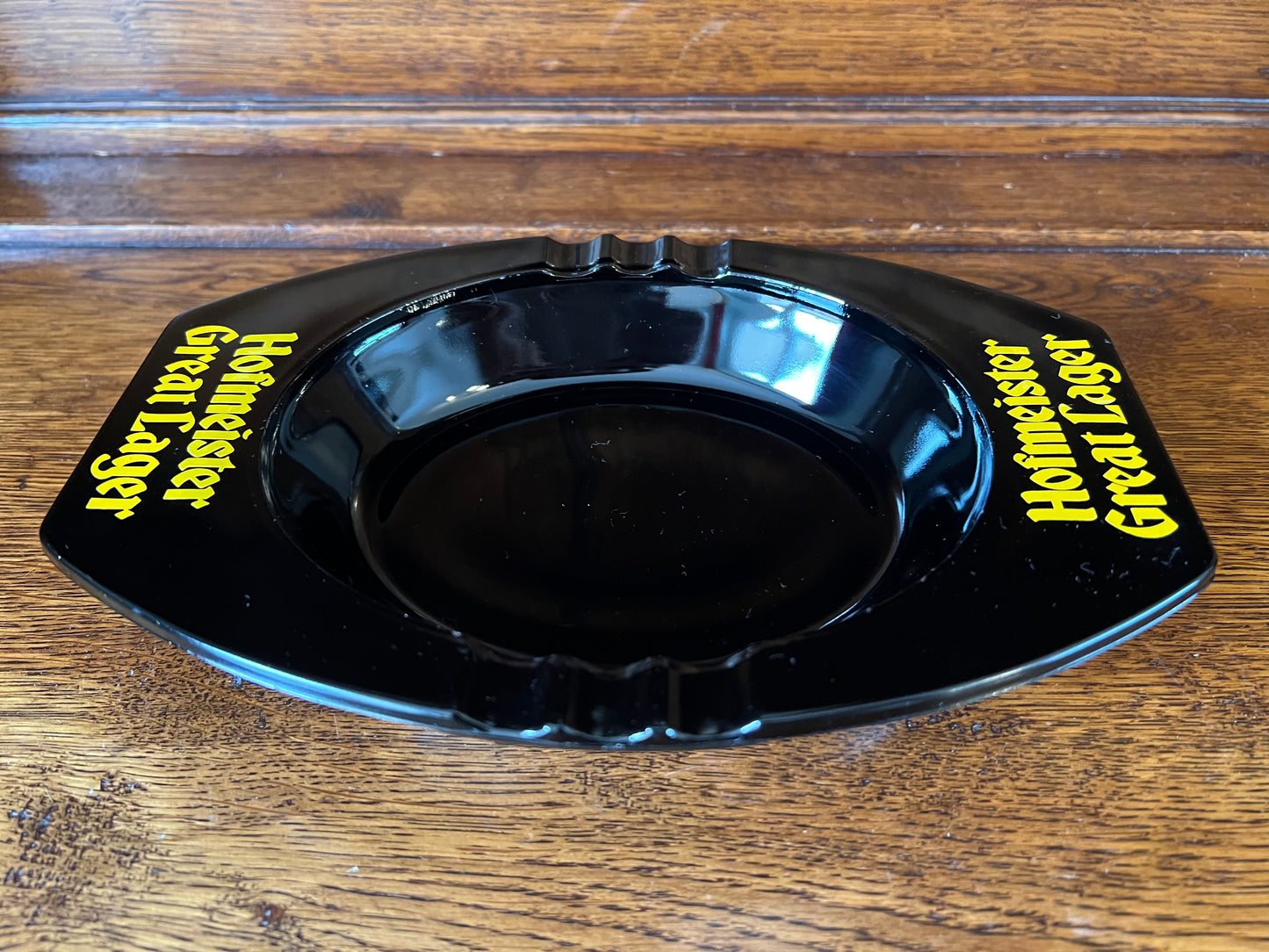 Hofmeister Great Lager Vintage Glass Ashtray Rare