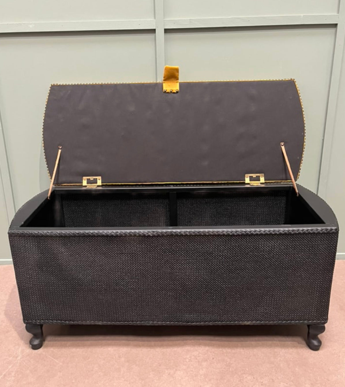 Lloyd Loom Style Ottoman