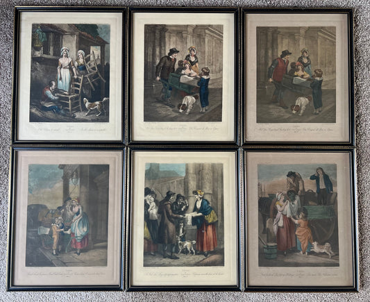 Vintage Framed Cries of London Prints