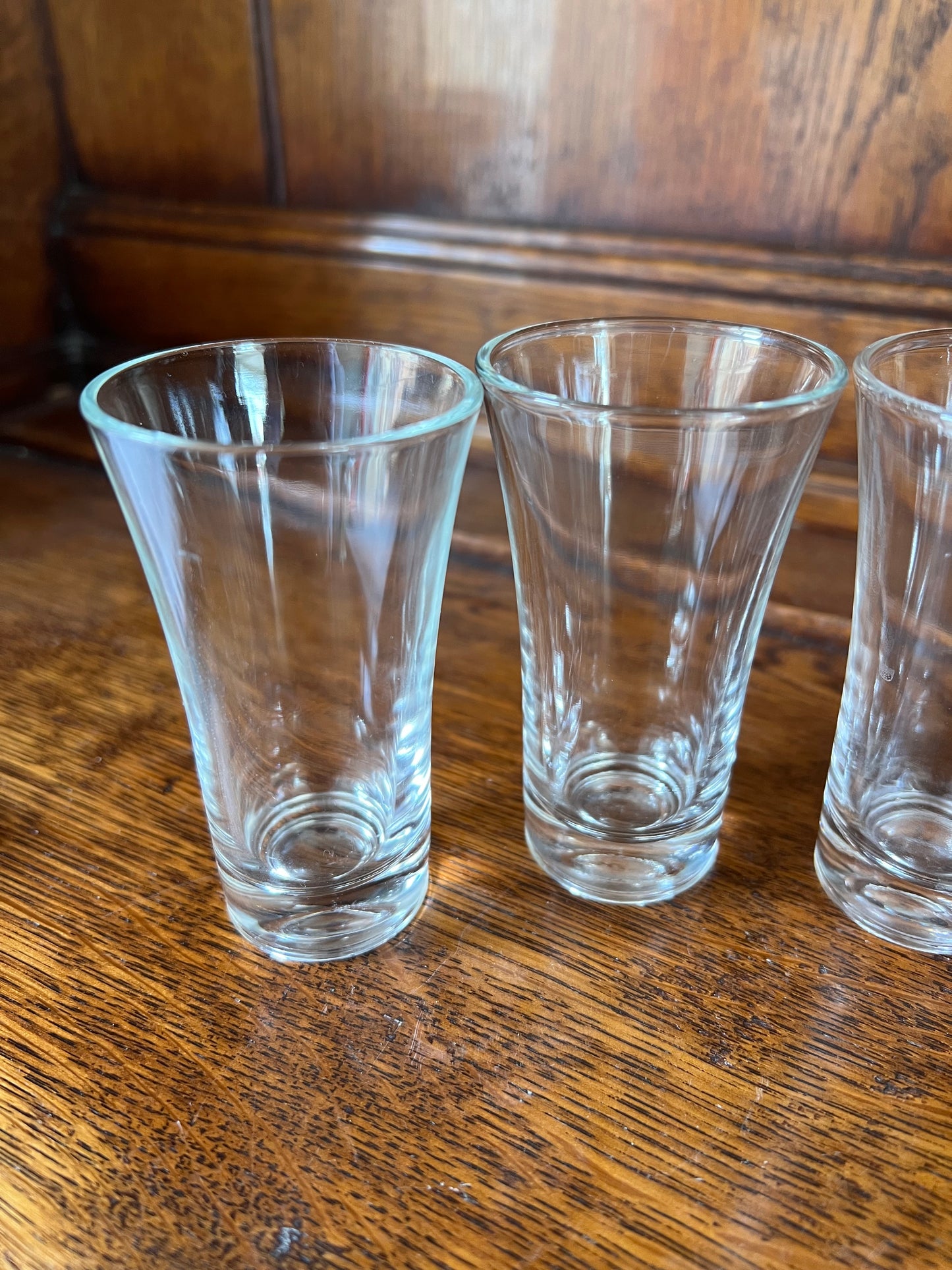 Set of 6 Clear Shot Glasses