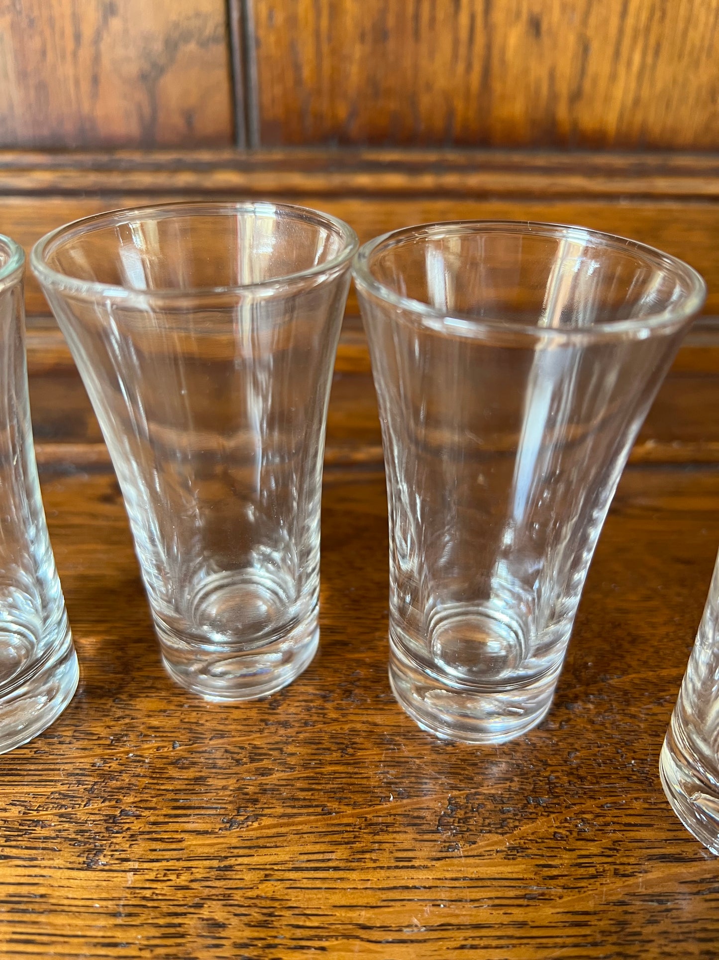 Set of 6 Clear Shot Glasses