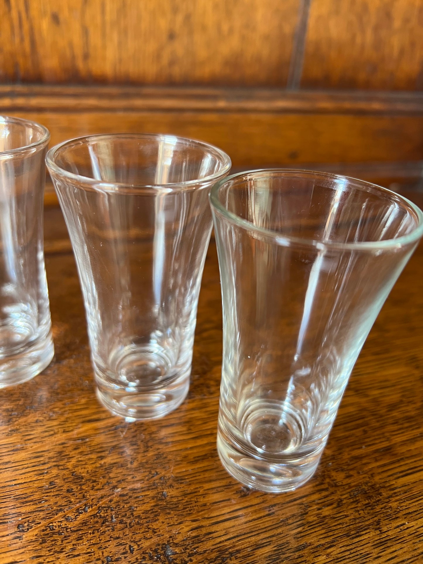 Set of 6 Clear Shot Glasses