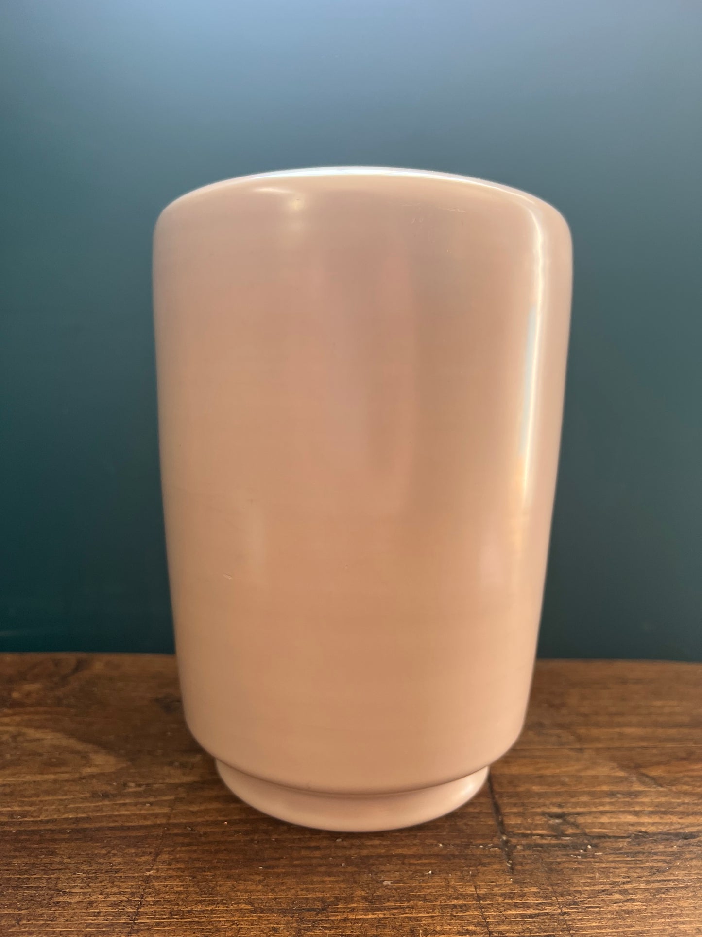 Vintage Poole Pottery Handmade Large Beige Vase C54