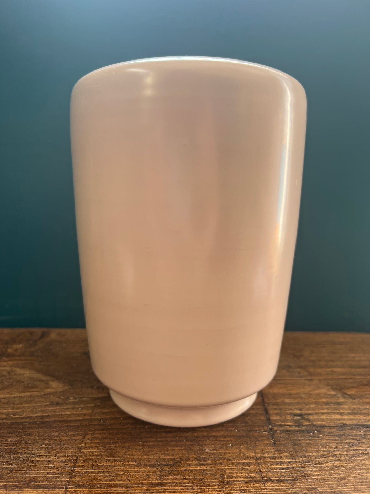 Vintage Poole Pottery Handmade Large Beige Vase C54