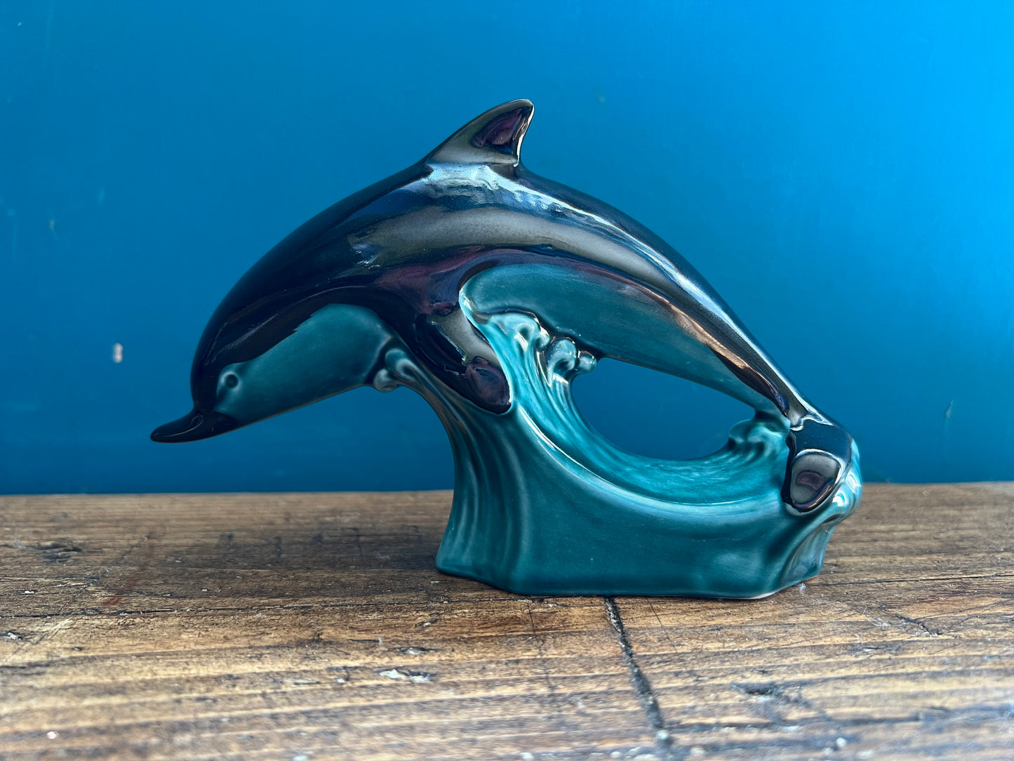 Vintage Poole Pottery Dolphin Ornament