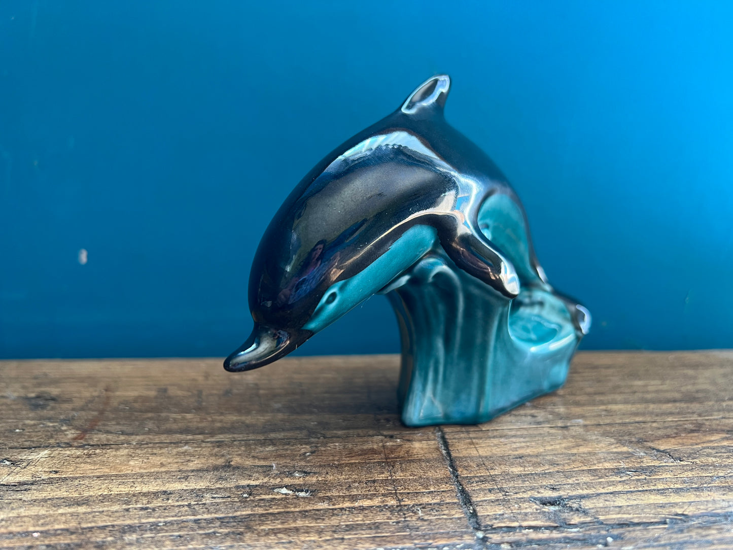 Vintage Poole Pottery Dolphin Ornament