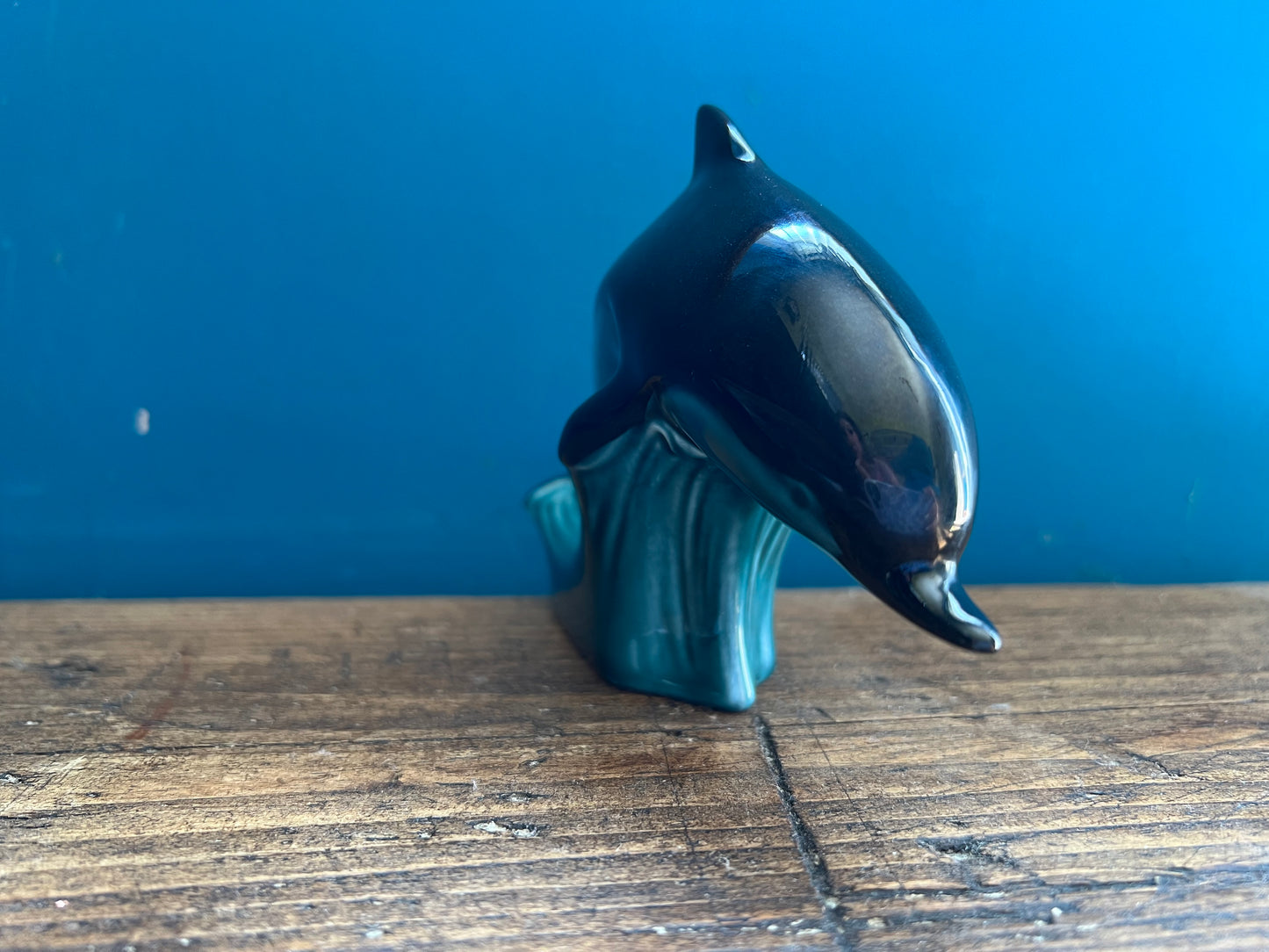 Vintage Poole Pottery Dolphin Ornament