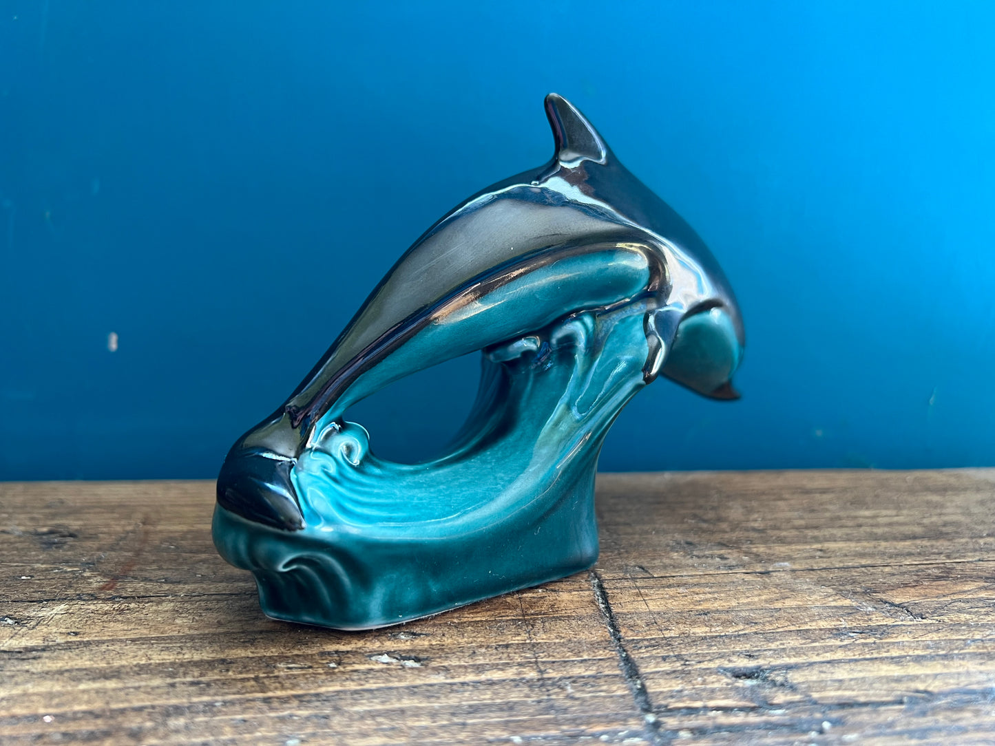 Vintage Poole Pottery Dolphin Ornament