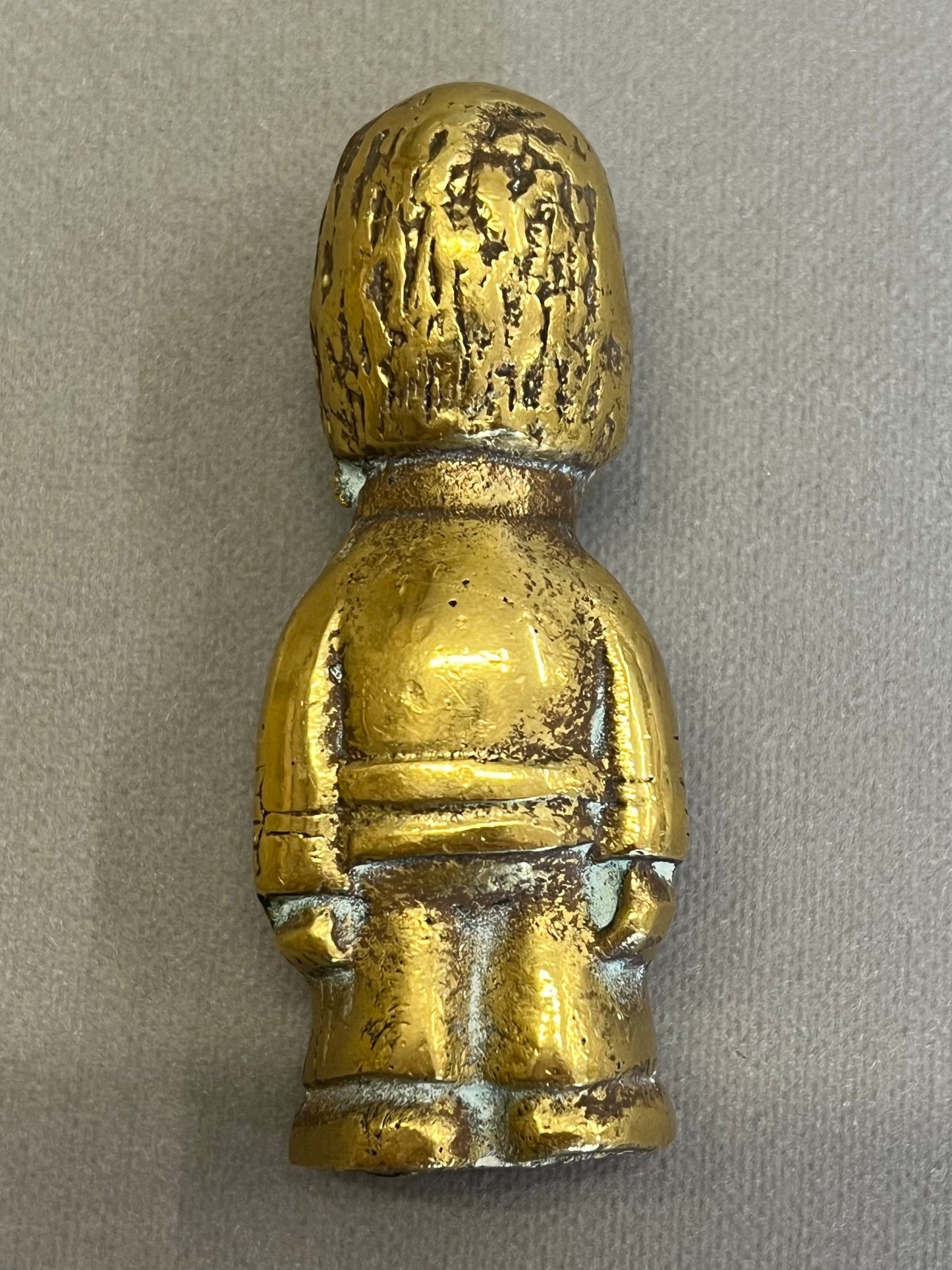 Small Brass Soldier / Queen's Guard Figure