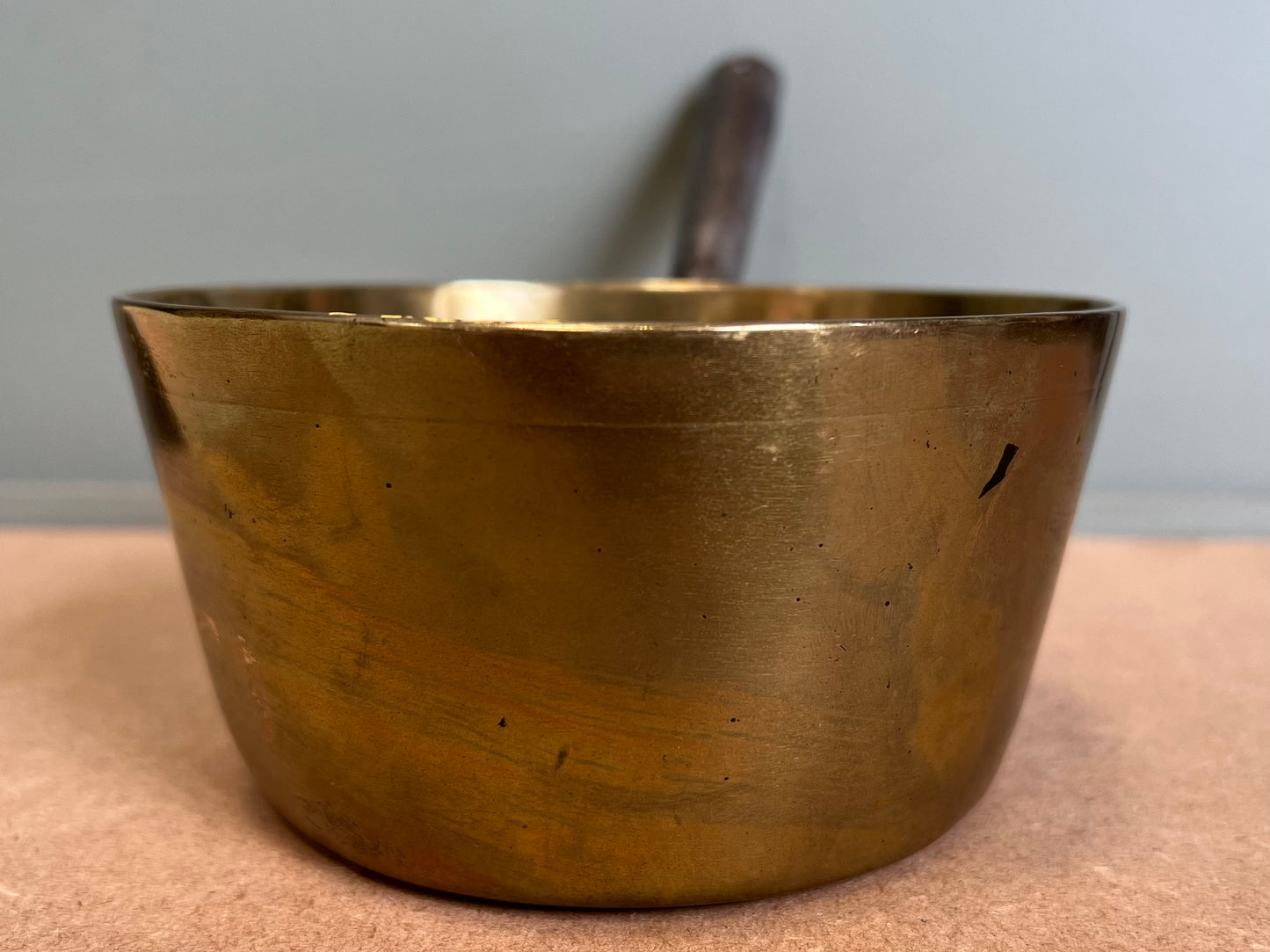 Small Antique Brass Cooking Pan