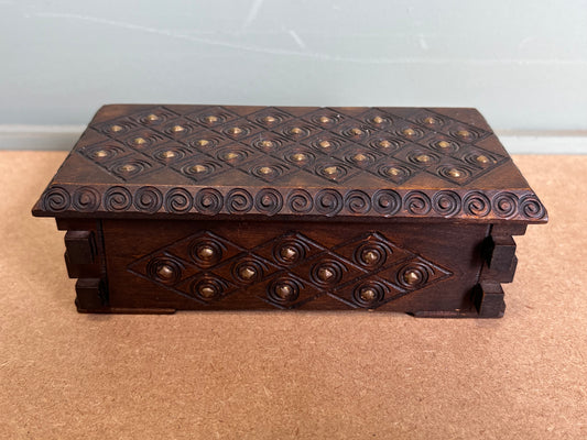 Vintage Decorative Wooden Storage Box