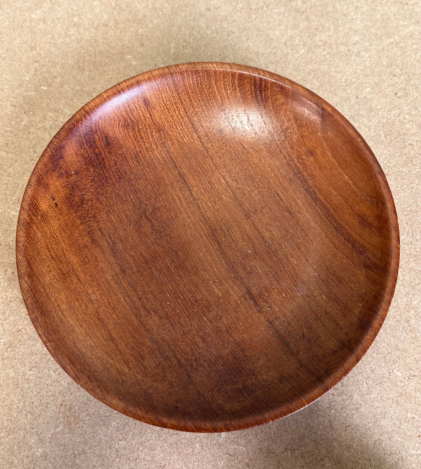 Pair of Wooden Treen Eggs in Treen Bowl Shiny Brown Wood