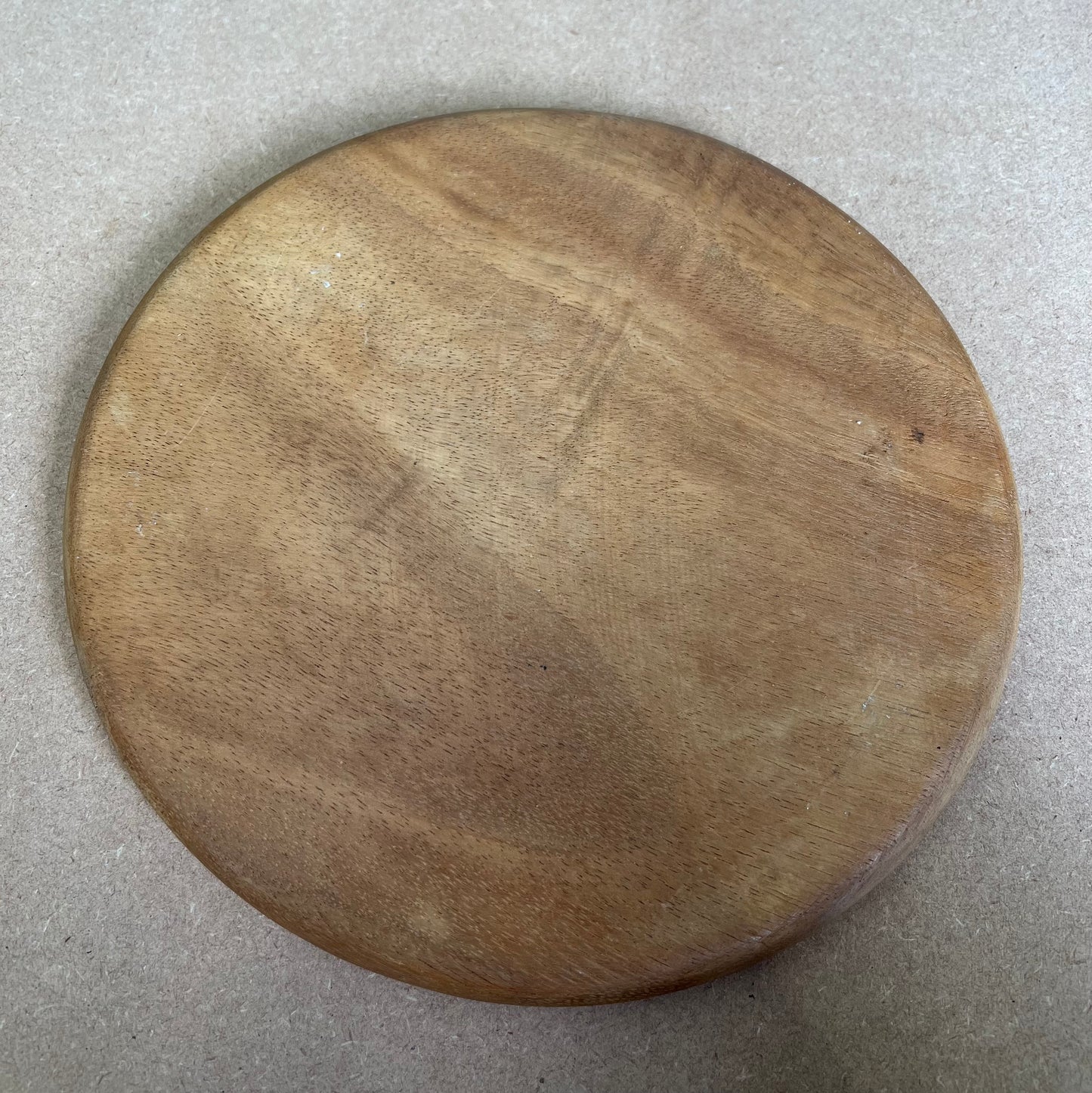 Vintage Round Wooden Pan Safe