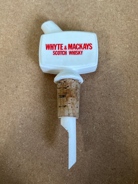 Vintage Drinks Bottle Pourer Whyte & Mackays Scotch Whisky