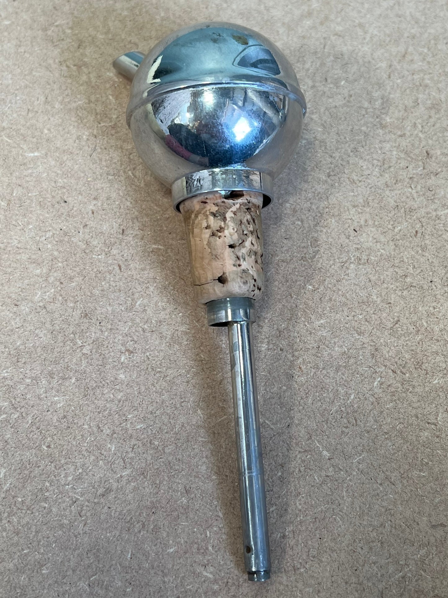 Vintage Drinks Bottle Pourer Silver Plated - Marked England 4 - Mid Century