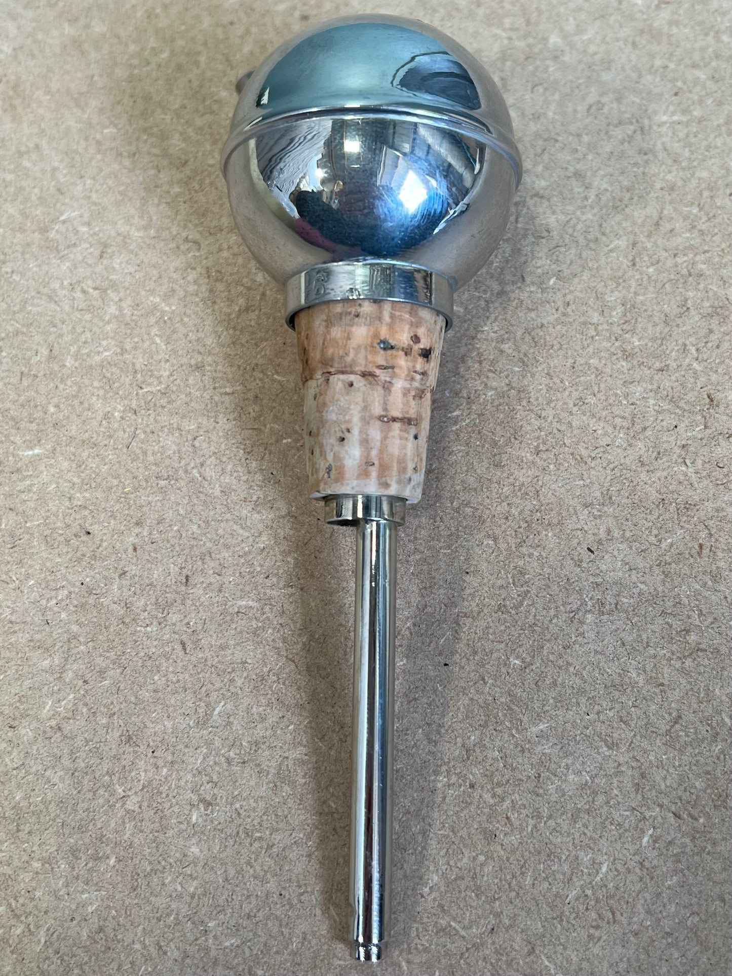 Vintage Drinks Bottle Pourer Silver Plated - Marked England 6 - Mid Century