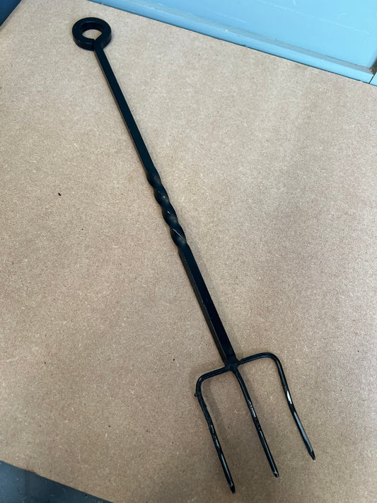 Vintage Black Toasting Fork