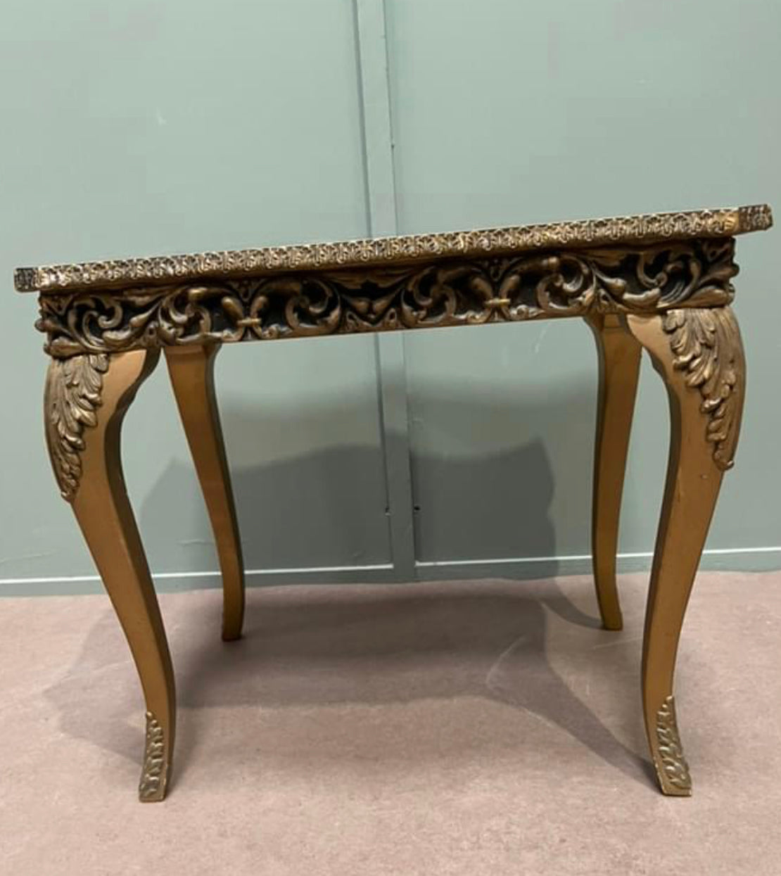 Marble top console/side table