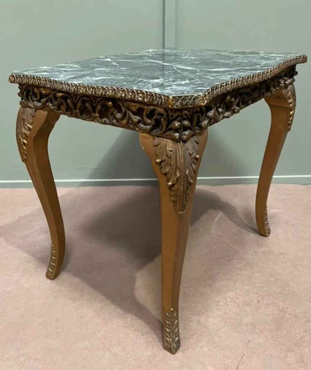 Marble top console/side table