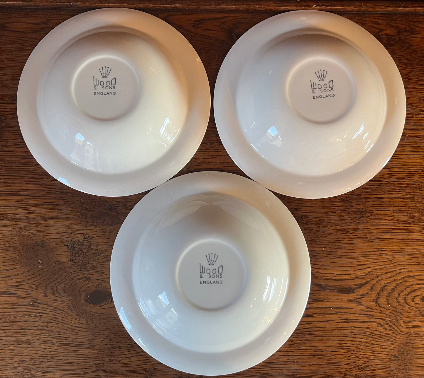 Set of 3 Wood & Sons Ltd Blue Floral Bowls Dinner Bowl