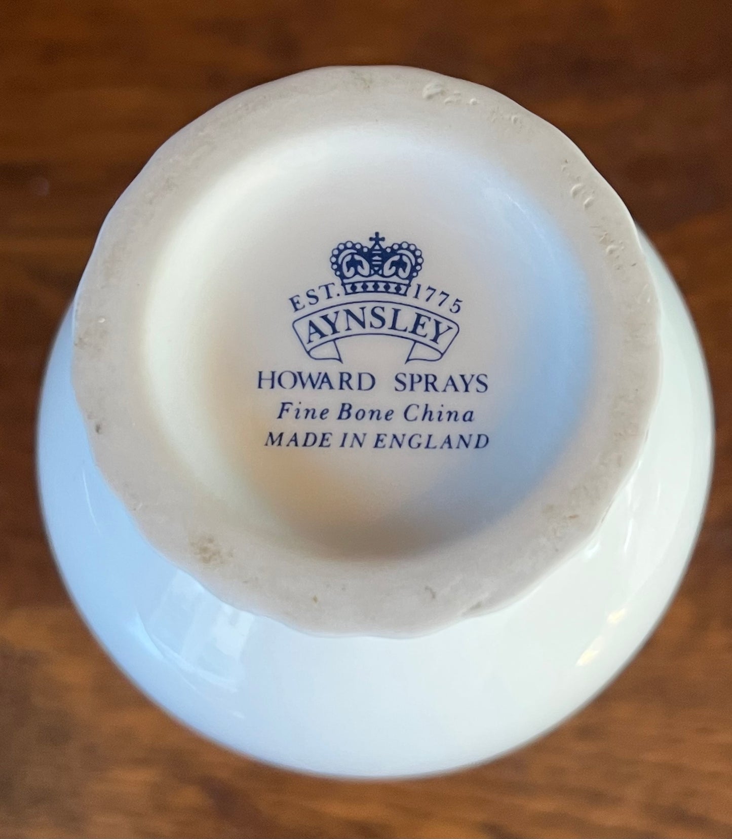 Vintage Aynsley Howard Sprays Fine Bone China Bud Vase, Floral, Flowers