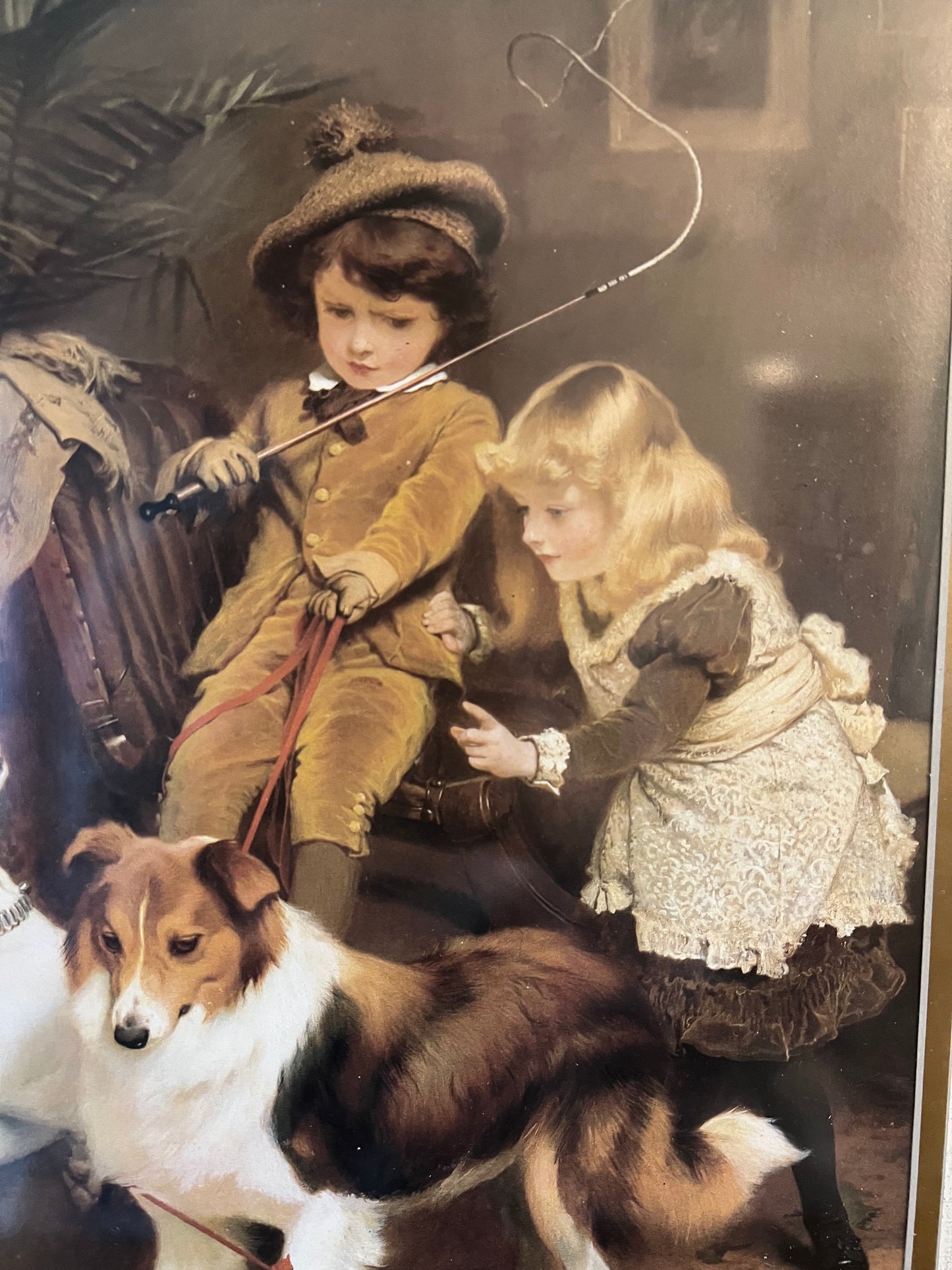 Vintage Charles Burton Barber Four in Hand Picture Framed 1845 - 1894