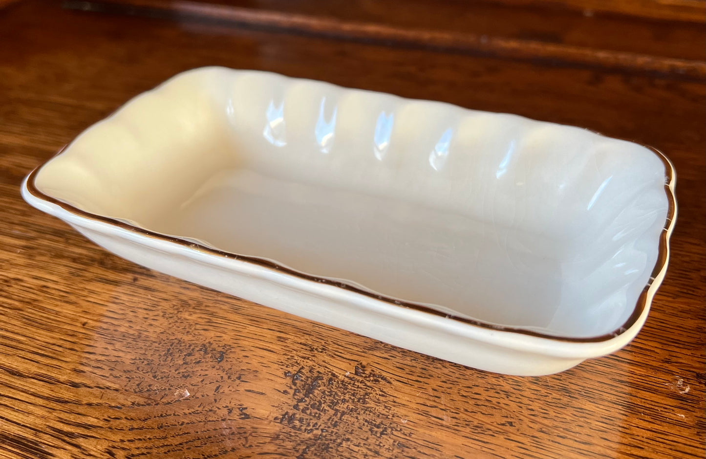 Wade Vintage Soap Trinket Dish White