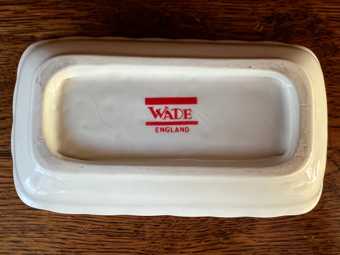 Wade Vintage Soap Trinket Dish White